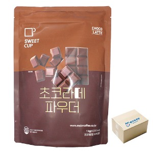 스위트컵 초코라떼 파우더 1kg 1박스 10개