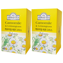 아마드 캐모마일 레몬그라스 허브차 20티백 2개세트